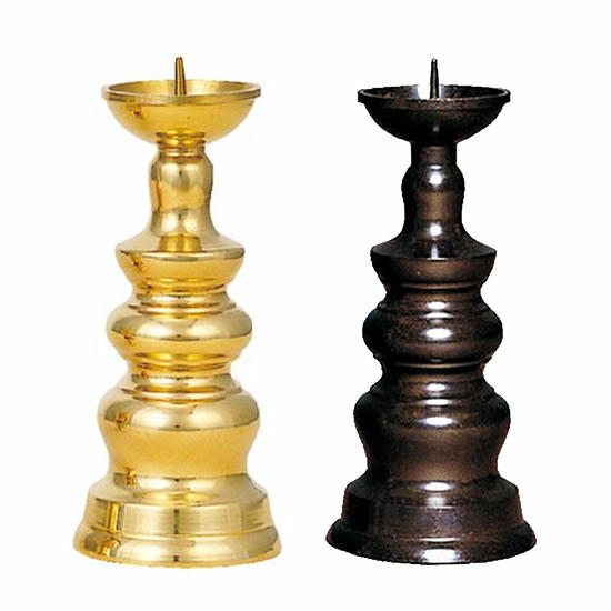 楽天市場】仏具 花立 伝統型 真鍮製（2.5寸・高さ7.2cm〜5.5寸
