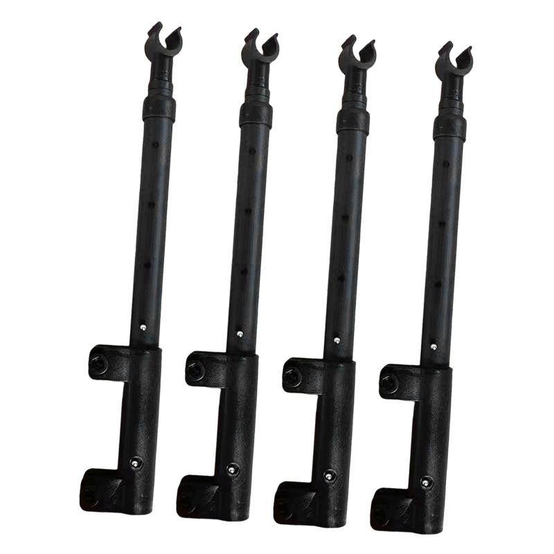 キャンピングカー用テーブルサポートロッド 4個パック 伸縮式デスク脚 テーブルトップアクセサリー リフティングロッド ピクニック用昇降ロッド