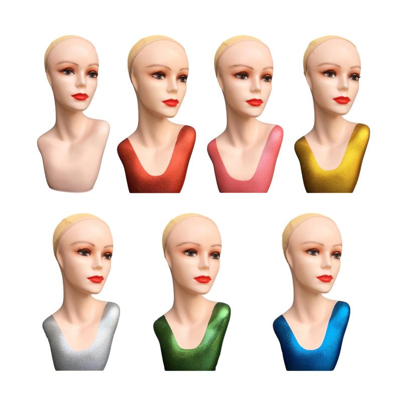 女性マネキンヘッドメイク多機能ウィッグディスプレイスタンドネックレスウィッグ表示作成スタイリングキャップスカーフサロン