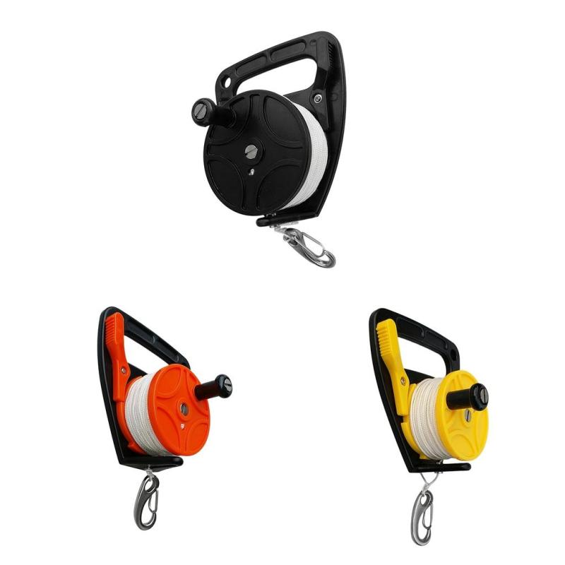 ダイビング レックリール カヤックアンカー 150フィー スナップフック 全3色