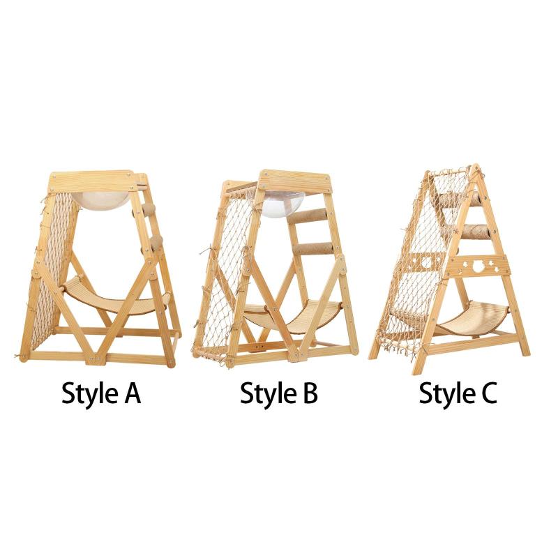 キャットツリーおもちゃ 猫用クライミングフレーム インタラクティブおもちゃ 安定感のある爪とぎ 休憩小屋 子猫用 猫用コンドミニアム 猫用爪とぎポスト 猫の巣|すまいる・きゃりあ