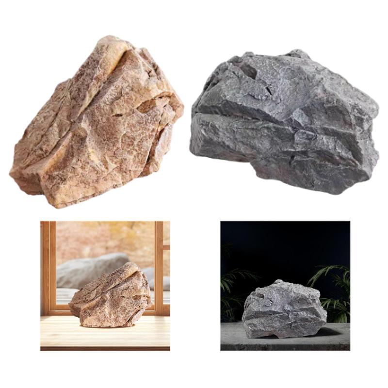 Fake Rock人工多機能汎用性の高いPUアクセサリー装飾的な庭の庭の装飾風景の岩のフェイクストーン