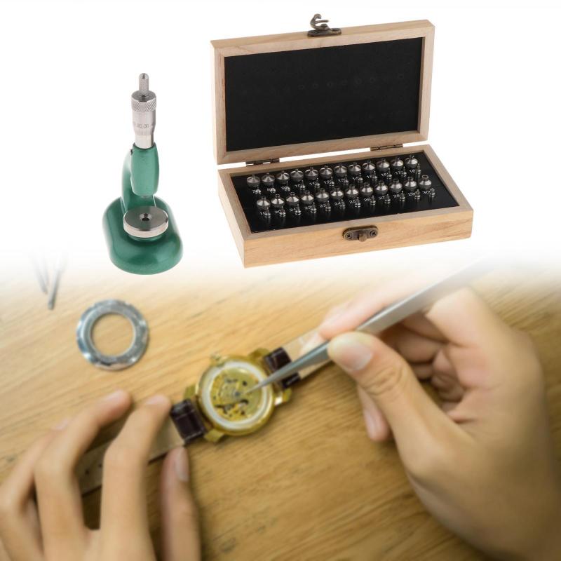 48x 時辰儀取りつくろう物の具書き割り 皮切り ジュエルセッティングツール 時辰儀プレスツールキット