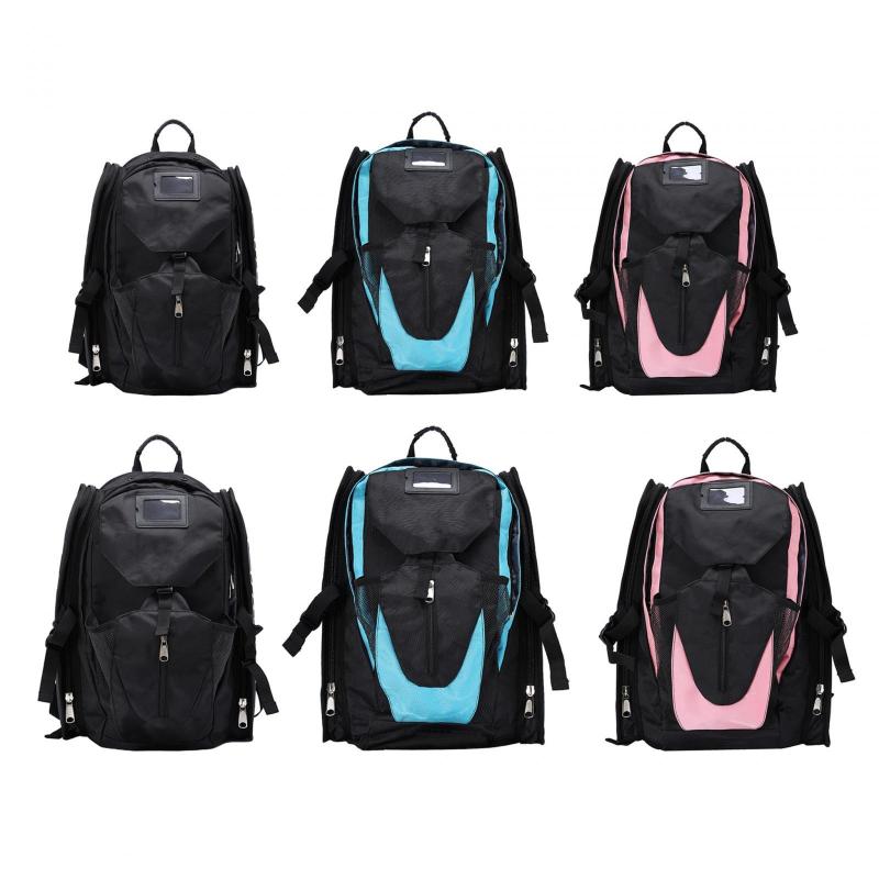 ローラースケートバックパックアイススケートキャリングバッグスケートアクセサリーインラインスケートバッグスケートシューズバッグスケートシューズスキーブーツ用