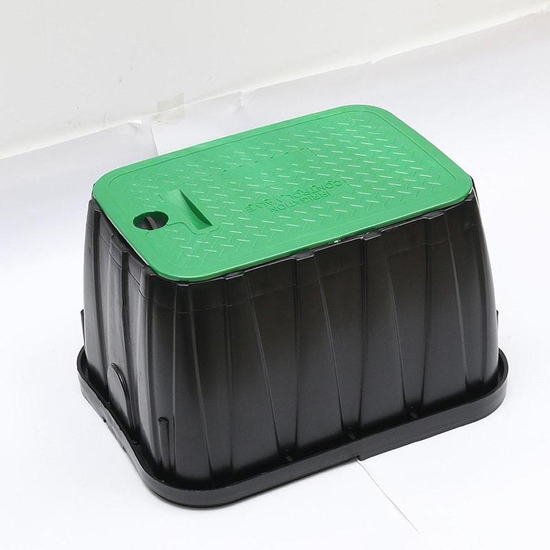スプリンクラーバルブボックス.灌漑保護部品.耐久性.蓋付き
