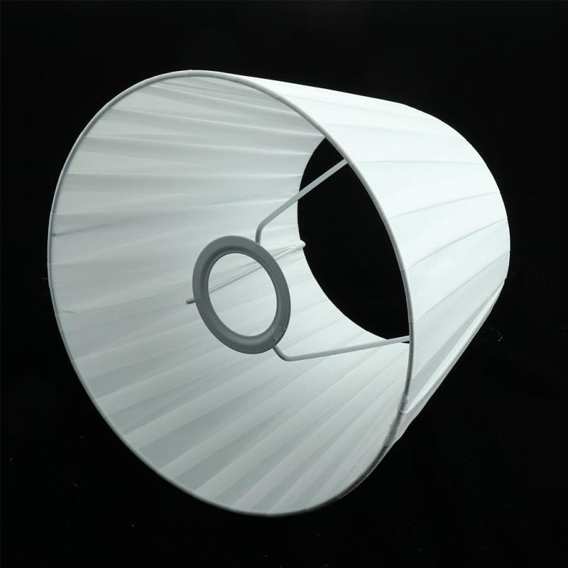 布製ランプシェード.テーブルランプとフロアライト用のバァブリックランプシェード.8.5 X 5x7インチ.の , 白