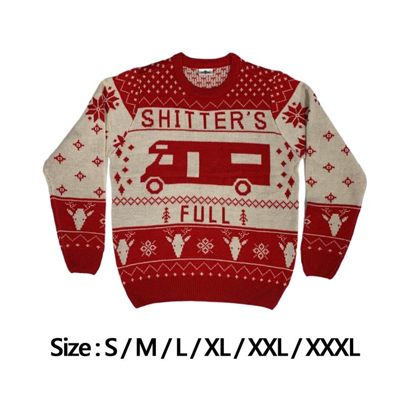クリスマスセーター ニットセーター ニットウェア 服 クルーネック 長袖 プルオーバーセーター 冬用 お祝い クリスマス