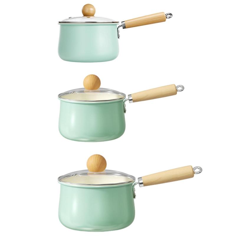 ミルクパン ソースパン ノンスティック 小型調理器具 蓋付き メルティングポット ミルクポット ソースパン アパート用 IHコンロ キッチン用
