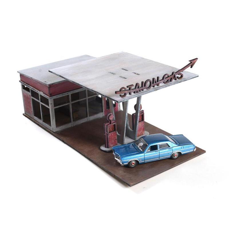 楽天市場】◎1/64 GREENLIGHT☆GULF OIL ガソリンスタンド
