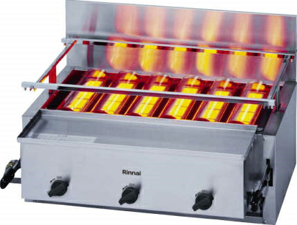 楽天市場】リンナイガス赤外線グリラー 串焼61号 RGK-61D(A