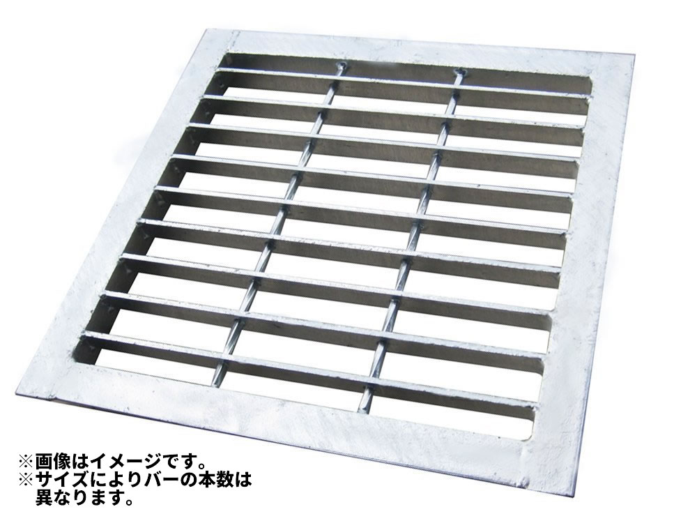 唾液付利得ます用グレーチング (当て嵌めるます幅 450粍) 当て嵌める掛け目:四輪車(T-2) HGM-45-32【代引っ張ること不可】