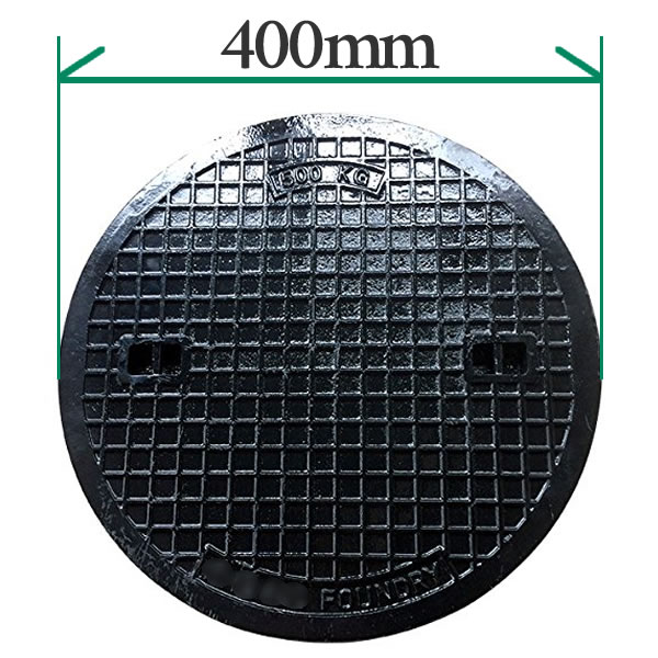 【楽天市場】鋳鉄製 マンホール フタ径395mm フタのみ 2t荷重 穴径