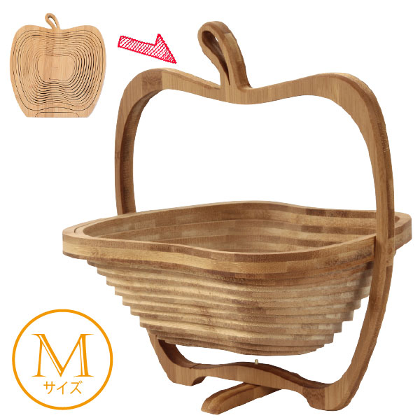 楽天市場】【送料無料】アップルバスケット/りんごバスケット/ 小物