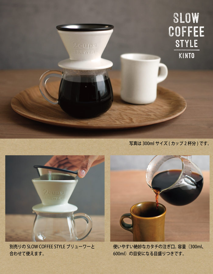 KINTO SLOW COFFEE STYLE コーヒードリッパーの+inforsante.fr