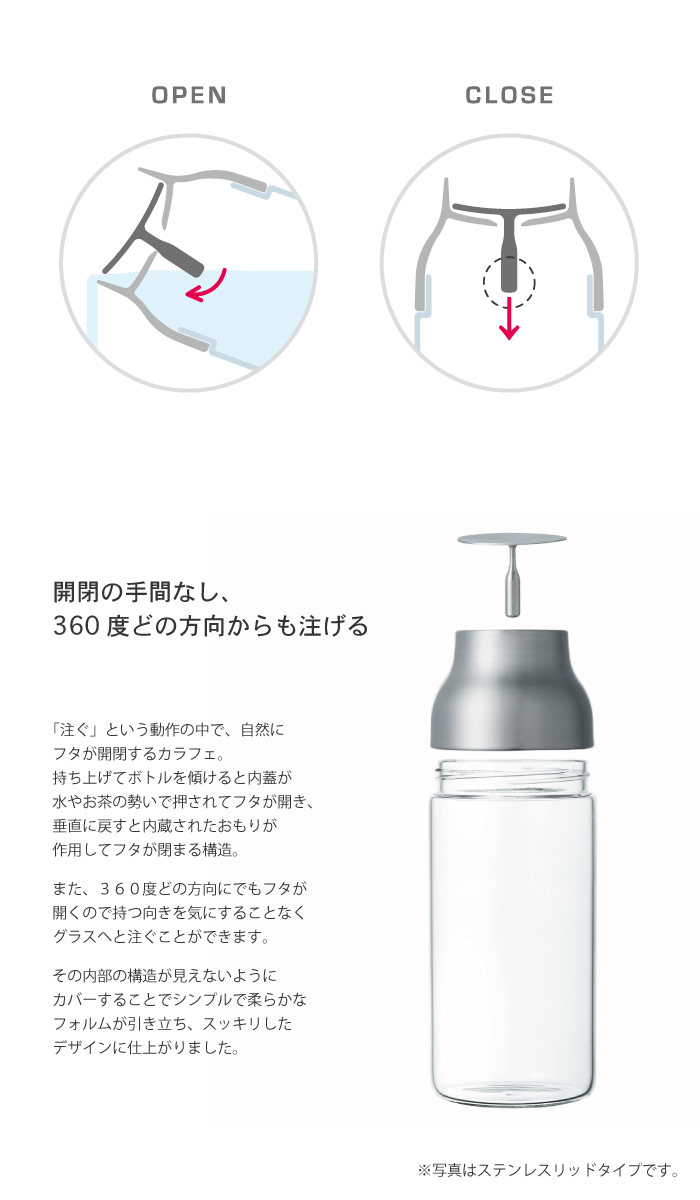 楽天市場 Kinto カラフェ ステンレス キントー カプセル ウォーターカラフェ ステンレスリッド 1l Kinto Capsule Water Carafe Stainless Steel Lid 1000ml P10 10p03dec16 Nideau