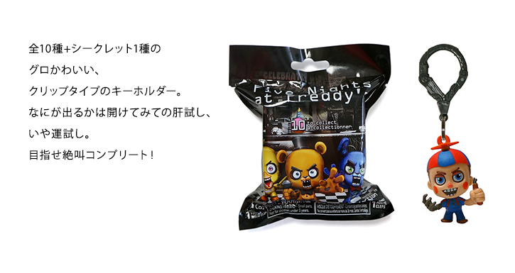 楽天市場 ファイブナイツアットフレディ ズ コレクタークリップ ネコポス送料無料 Five Nights At Freddy S グッズ ホラーゲーム フィギュア インターネット スマートフォン Pc 北米 Scott Cawthon Fnaf ピザ Pizza Nideau