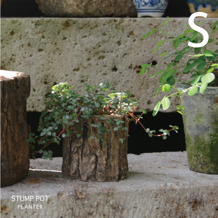 木の切り株デザイン プランター 楽天市場】プランター 切り株 / STUMP POT S スタンプポット S 【翌日