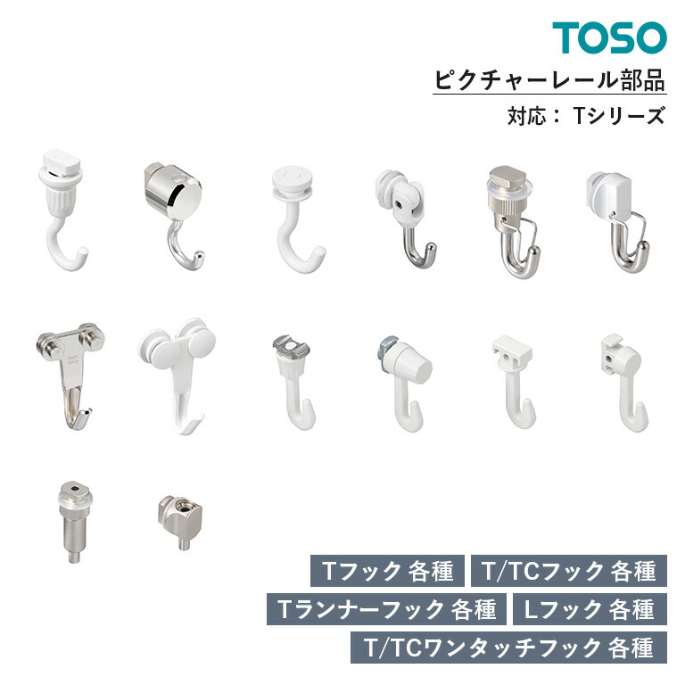 楽天市場】トーソー ピクチャーレール Tシリーズ 部品 T／TC