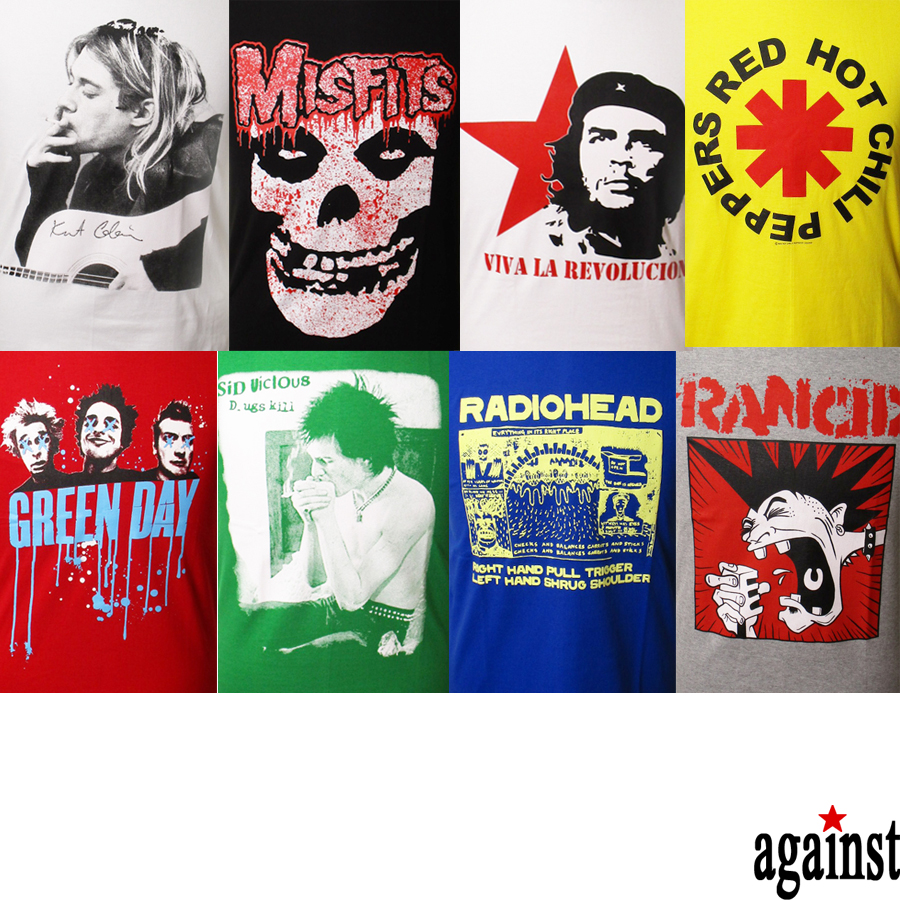 楽天市場 バンドtシャツ Against Nofx ノーエフエックス 音楽 プリントtシャツ グッズ パンク メロコア ロック 洋楽 Tシャツ メンズ レディース サイズｍ ｌ スマイルワゴン楽天市場店