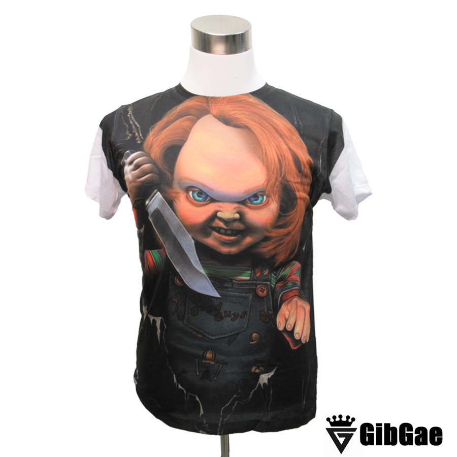 楽天市場 デザインtシャツ Gibgae Chucky チャッキー チャイルドプレイ チャッキーの狂気病棟 映画ｔシャツ ホラー チャイルド プレイ こわかわいい Tシャツ メンズ レディース サイズｍ ｌ スマイルワゴン楽天市場店