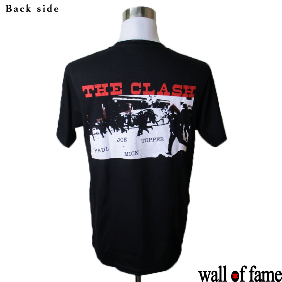 【楽天市場】バンドTシャツ Wall of fame The Clash ザ・クラッシュ 音楽 プリントTシャツ パンクロック ロックT