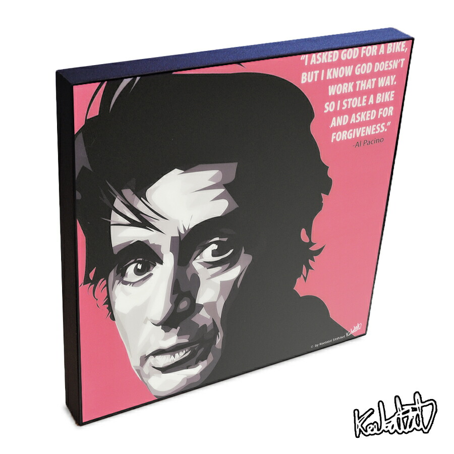 楽天市場 Tony Montana トニー モンタナ Keetatat Sitthiket インテリア雑貨 おしゃれ ポップアートフレーム ポップアートパネル 絵 イラスト グラフィック 壁掛け アル パチーノ スカーフェイス 俳優 ハリウッド 映画 スマイルワゴン楽天市場店