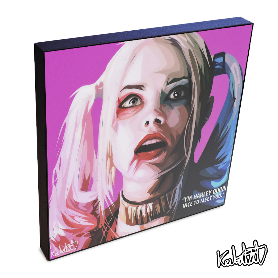 楽天市場 Harley Quinn 1 ハーレイクイン スーサイドスクワッド ポップアートパネル Keetatat Sitthiket ポップアートフレーム ボード グラフィックアート ウォール 絵画 壁立て 壁掛けインテリア 額 ポスター プレゼント ギフト インスタ映え 映画 キータタット