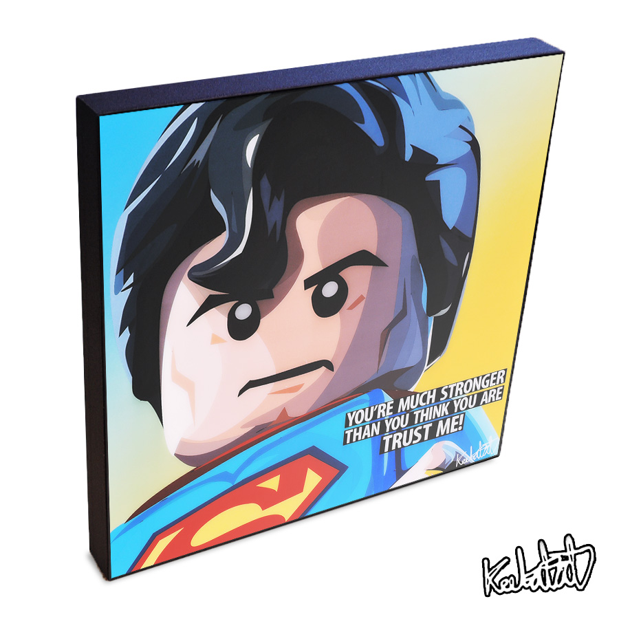 楽天市場 Superman Lego スーパーマン Lego レゴ Keetatat Sitthiket キータタット シティケット ポップアート アートパネル アートフレーム 絵 イラスト グラフィック 壁掛け おしゃれ インテリア ヒーロー Dcコミック アメコミ 映画 キャラクター スマイル