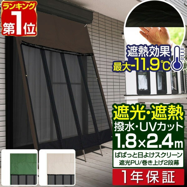 楽天市場】【楽天1位】[NEW遮光/高耐水モデル追加] ぱぱっと日よ