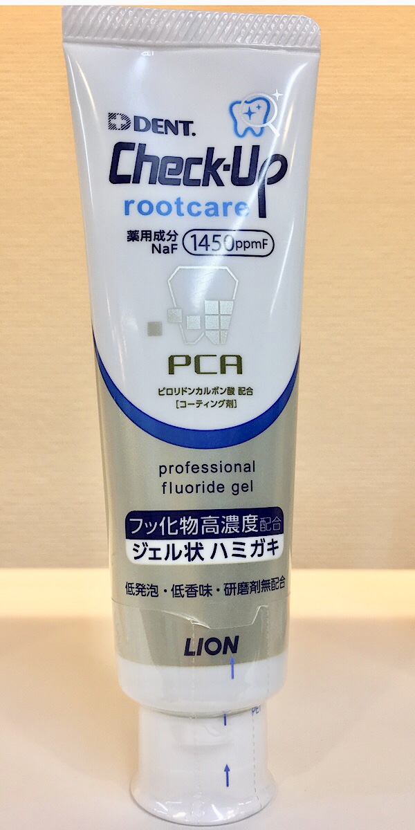 【楽天市場】DENT チェックアップ ルートケアー フッ素配合 1450ppm 90g ジェル 虫歯予防 歯肉退縮 歯茎やせる しみる 口臭 ...