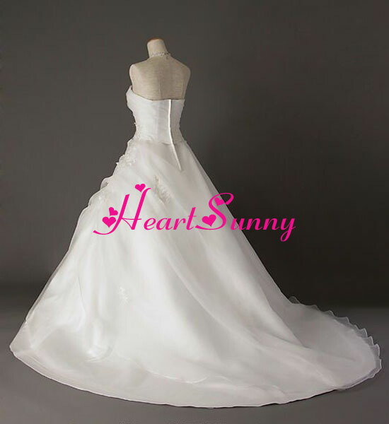 ウェディングドレス プリンセス D022 オーガンジー 折り目 手作り花 トレーン Heartsunny Rcp サイズオーダーメイド 結婚式 披露宴 二次会 大きい 小さい ロングウエディングドレス パーティードレス ブライダル 花嫁 格安 激安 Islandfavours Com