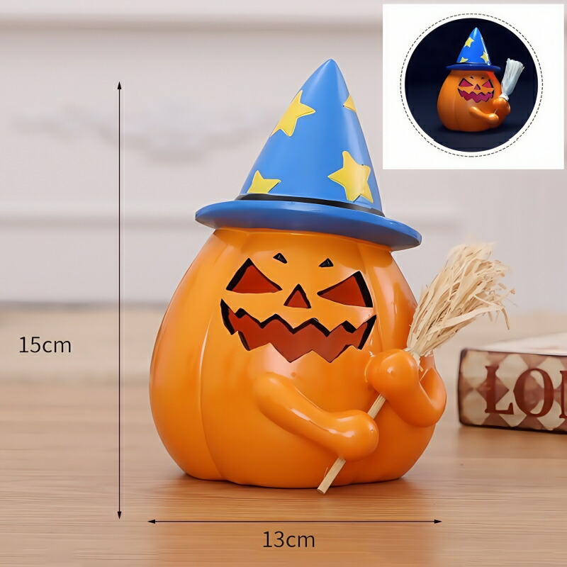 楽天市場】ハロウィン「ジャック オ ランタン」ガラスポット