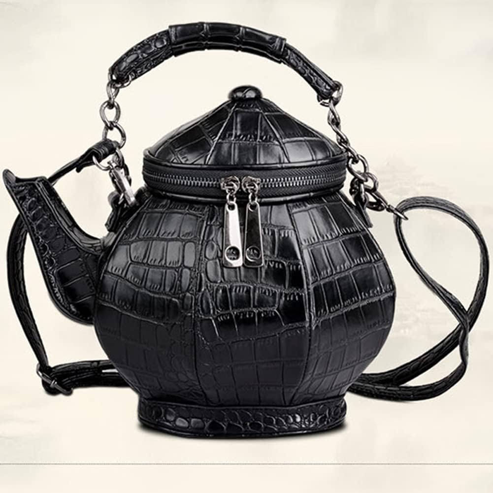楽天市場】ハンドバッグ - ファッショナブルなティーポット PU レザー