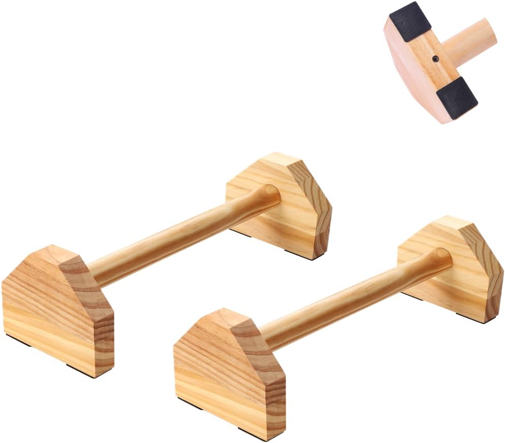 楽天市場】木製 プッシュアップバー 40cm 2個 耐荷重 500kg 腕立て伏せ