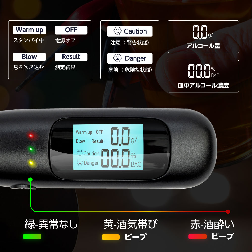 あす楽【10個セット】【道路交通法施行規則改正対応商品】 アルコール