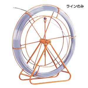 ジェフコム デンサン GW-0910 シルバーグラスライン（FRP製/PP被覆タイプ） 線のみ 9mmφ 100m GW0910｜スマイル本舗　店