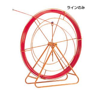 ジェフコム デンサン RG-0810 ファイバーレッドライン 線のみ 8mmφ 100m RG0810|スマイル本舗 店