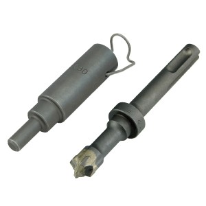 【送料無料】ジェフコム デンサン CUD-H3040C 打込棒付ドリル(クリップ式) CUDH3040C