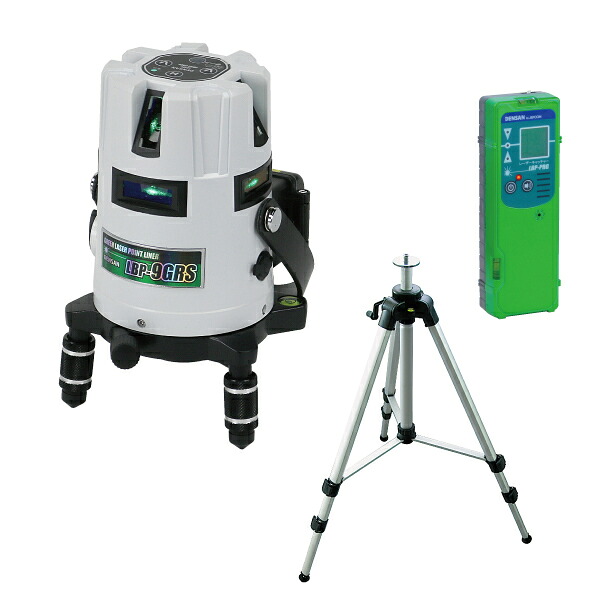 【送料無料】ジェフコム デンサン LBP-9GRS-SET グリーンレーザーポイントライナー （受光器・三脚セット） LBP9GRSSET｜スマイル本舗　店