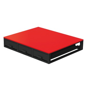 ジェフコム デンサン SCT-F02 バンキャビネット（3列引き出し）｜スマイル本舗　店