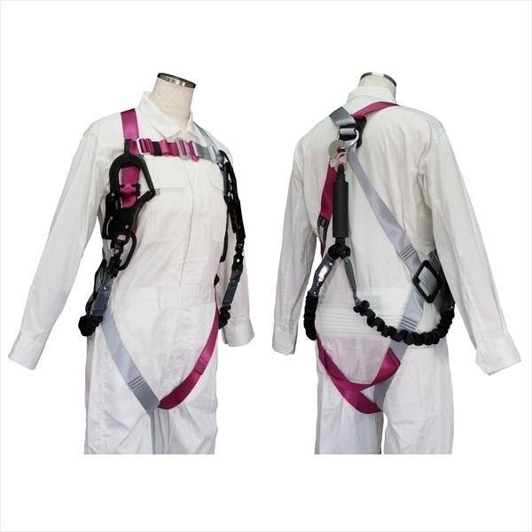ジェフコム デンサン HS-50DS-A ハーネスランヤードセット(女性専用)