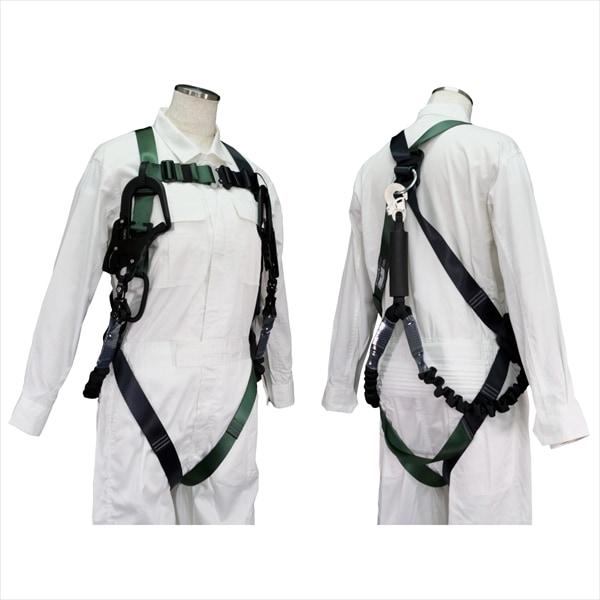 ジェフコム デンサン HS-50DS-B ハーネスランヤードセット(女性専用)