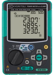【貨物輸送無料】共立灯し火表示計器 KEW 6305 ワット数計 位置づける器 灯し火 電流 起電力 テスター