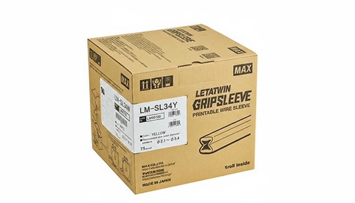 MAX マックス LM-SL34Y 黄 φ2.1粍～3.4粍 75m巻 膜鳴楽器式手持ち部分捩り UL224其れ相応 LM-3000PRO専用目じるし熱電子管  LM90701