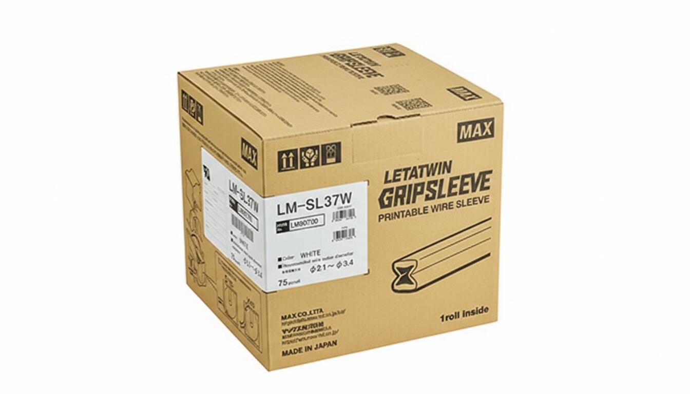 MAX マックス LM-SL37W 白 φ3.0粍～3.7粍 75m巻 膜鳴楽器式手持ち部分捩り UL224其れ相応 LM-3000PRO専用目じるし熱電子管  LM90702