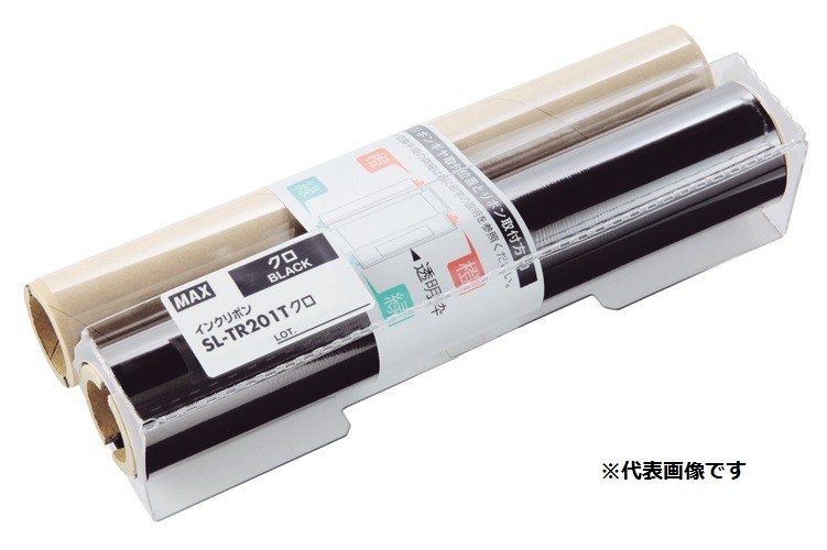 【送料無料】MAX マックス SL-TR215T シアン CPM-200専用詰め替え式インクリボン カセットなし IL90170