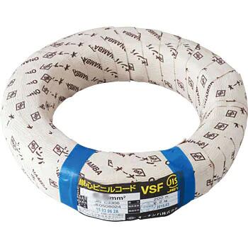 オーナンバ VSF 1.25sq 青 単心ビニルコード 200m 1巻 300V以下 （RoHS相応う） VSF-1.25-200m 青