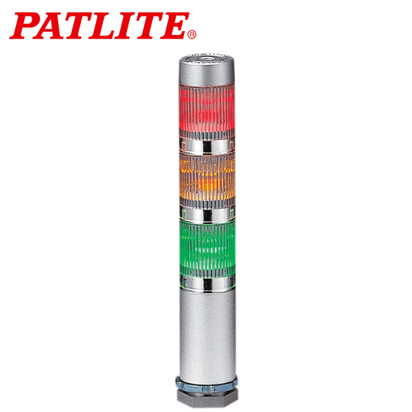 【店卸し資産あり/貨物輸送無料】パトライト MES-302A-RYG 赤黄緑 DC24V 3段式 百貨店か細いLED超か細い積層交通信号灯 φ25 @