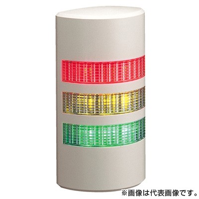 【送料無料】パトライト WEP-302-RYG 赤黄緑 AC/DC24V 3段式 ウォールマウント薄型LED壁面取付け積層信号灯