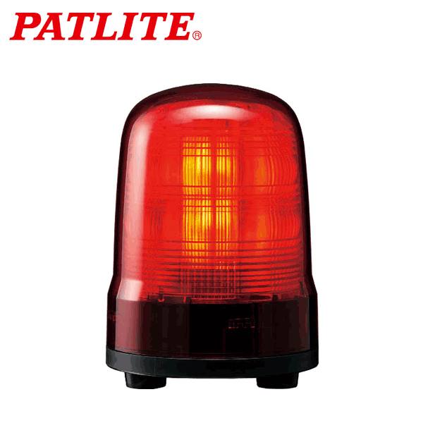 【送料無料】パトライト SF10-M1JN-R 赤 DC12-24V モータレス回転灯 SFシリーズ φ100